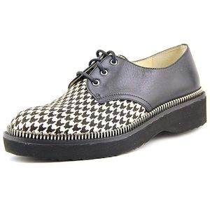 ✅MICHAEL KORS💕Vivia Lace Up Oxford Haircalf Shoes